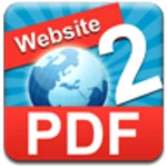 website to pdf android application logo